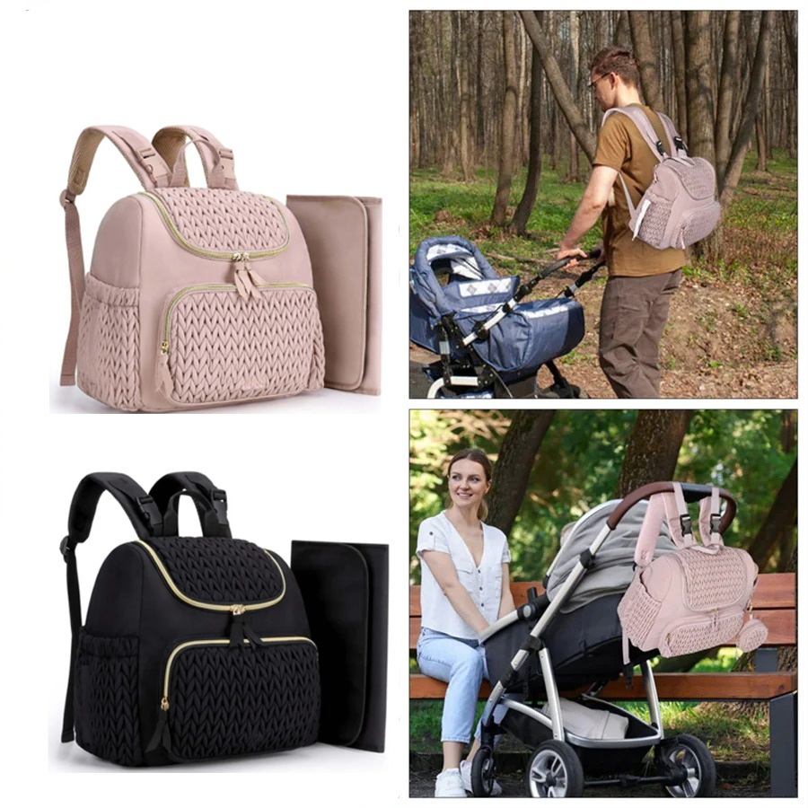 Backpack Diaper Bag - Büyük Kapasiteli Anne Bebek Bakım Çantası