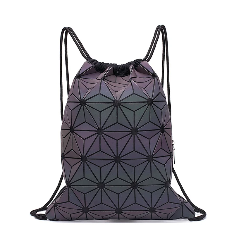 Fashion Backpack Women - Yeni kadın İpli sırt çantaları holografik