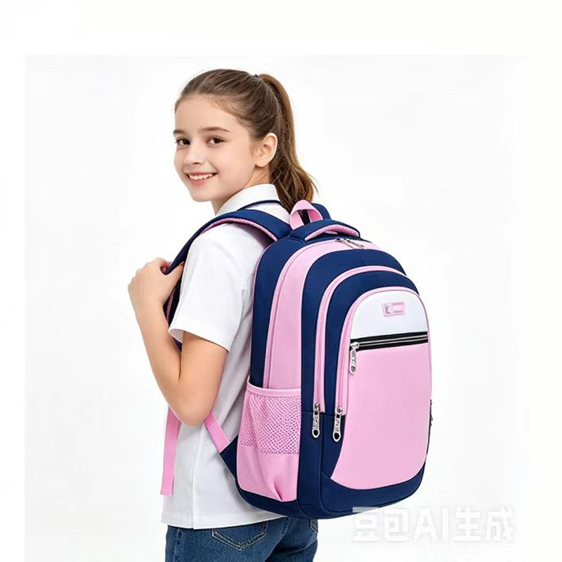 Canvas Backpack Casual - Çocuk Kız Sırt Çantası Okul Çantası