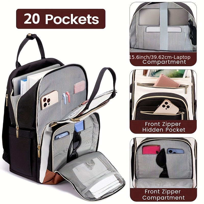 Laptop Backpack 15.6 - Kadınlar İçin İki Renkli Laptop Sırt