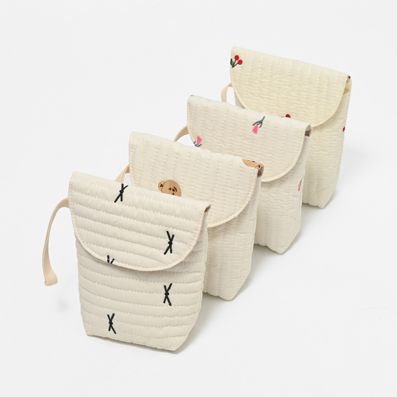 Backpack Diaper Bag - Nakış Pamuklu Bebek Bezi Çantası Yıkanabilir