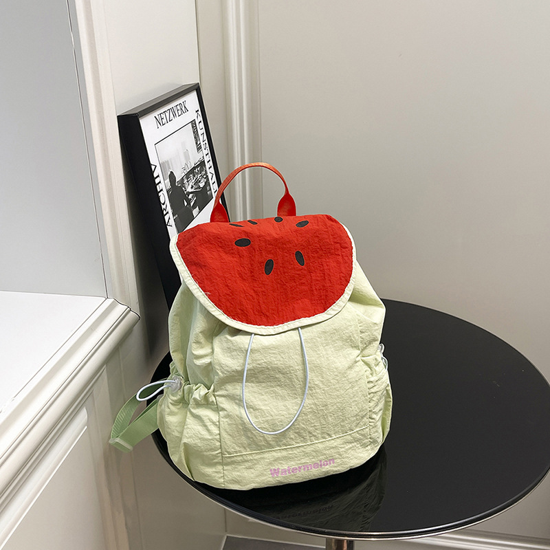 Canvas Backpack Casual - Yeni Bayan Yaz Sevimli Karikatür Meyve