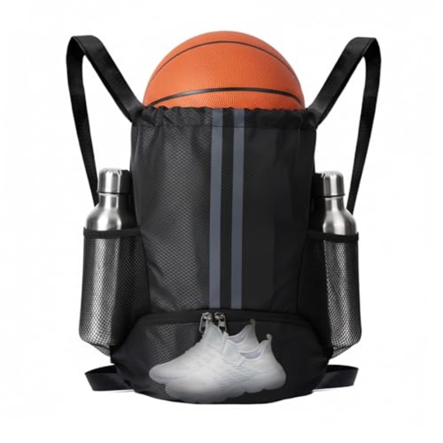 Drawstring Gym Bag - Ayakkabı Bölmeli Spor İpli Sırt Çantası,