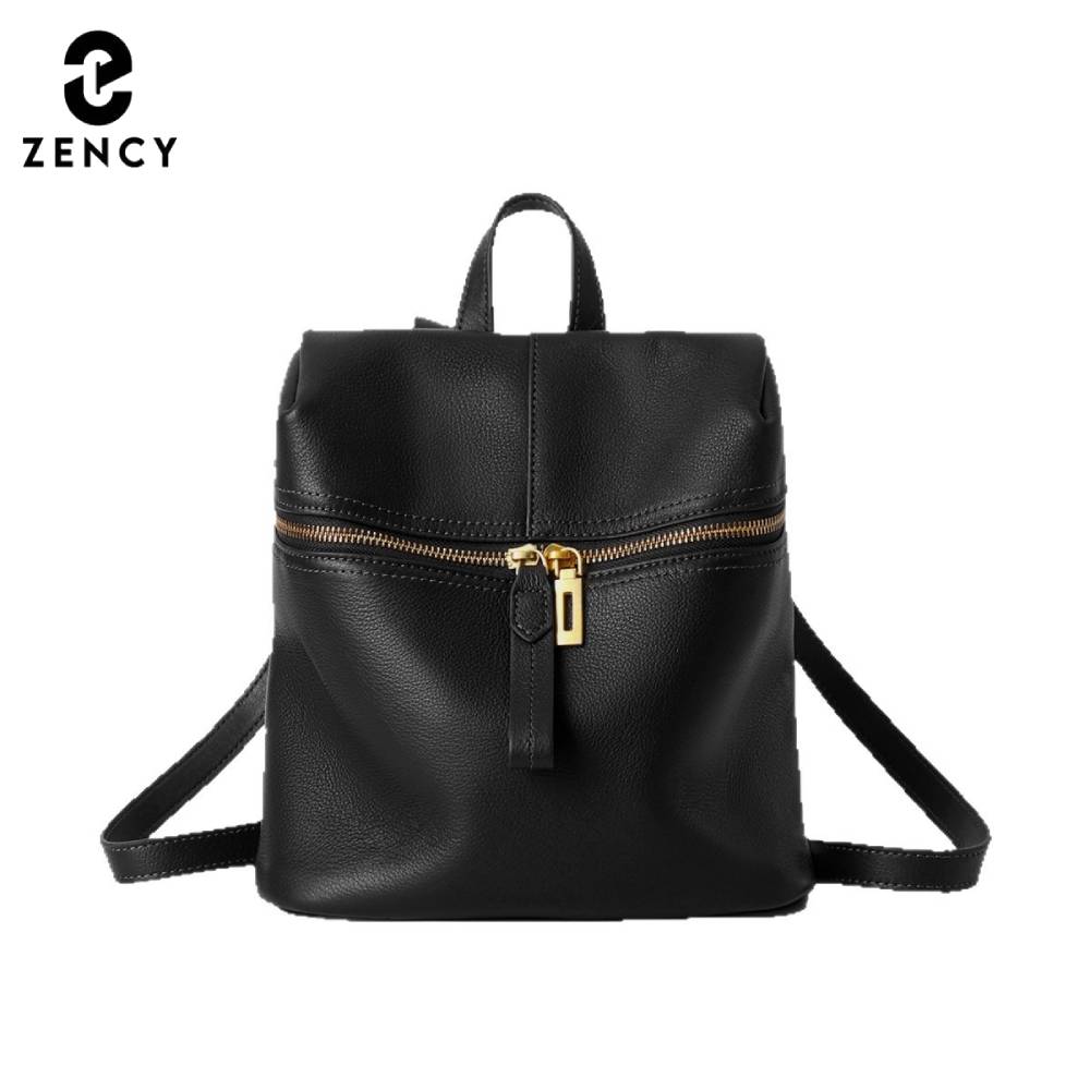 Leather Backpack Vintage - Zency Kadın Hakiki Deri Sırt Çantası