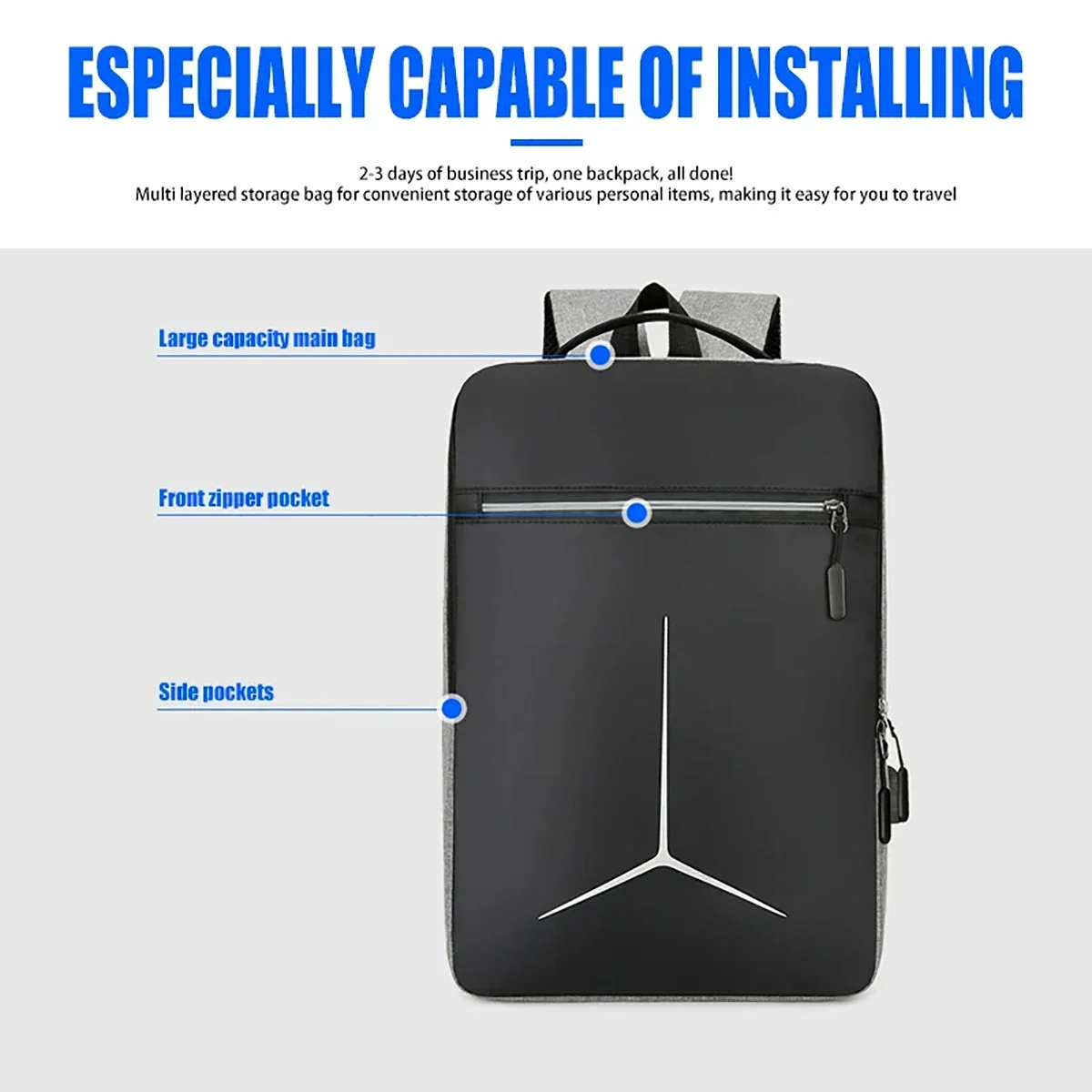 Hırsızlığa Karşı USB Girişli S - Travel Backpack Anti Theft incelemesi ve fiyatı