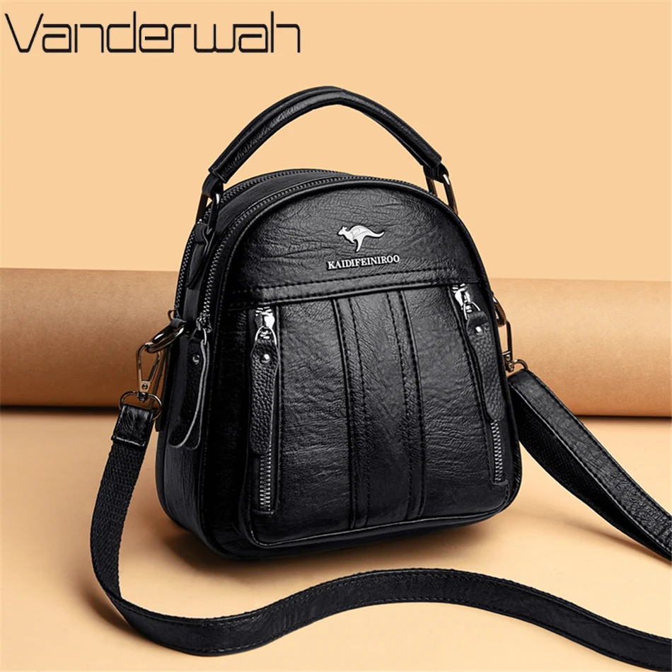 4'ü 1 Arada Deri Sırt Çantalar - Mini Backpack Purse incelemesi ve fiyatı
