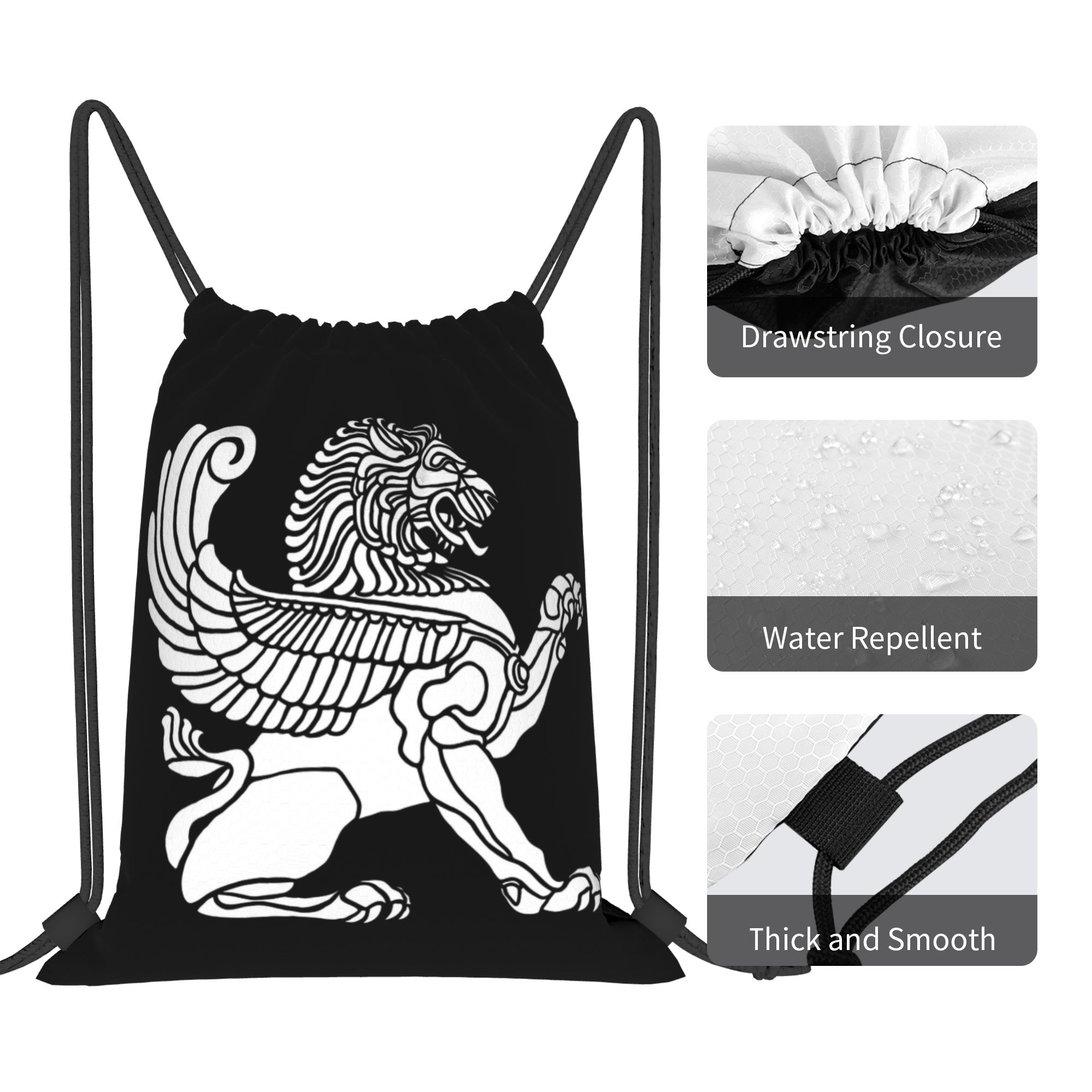 İran Aslanı İran İran Persya S - Drawstring Gym Bag incelemesi ve fiyatı