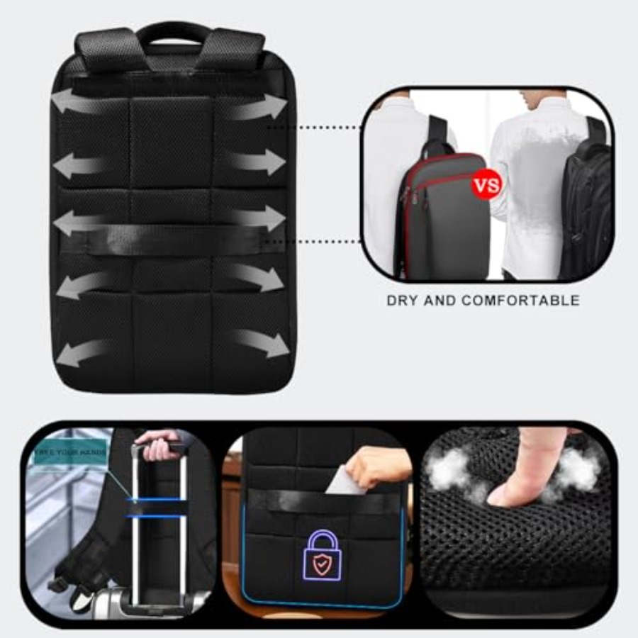 İnce ve Genişletilebilir 15 15 - Travel Backpack Anti Theft incelemesi ve fiyatı