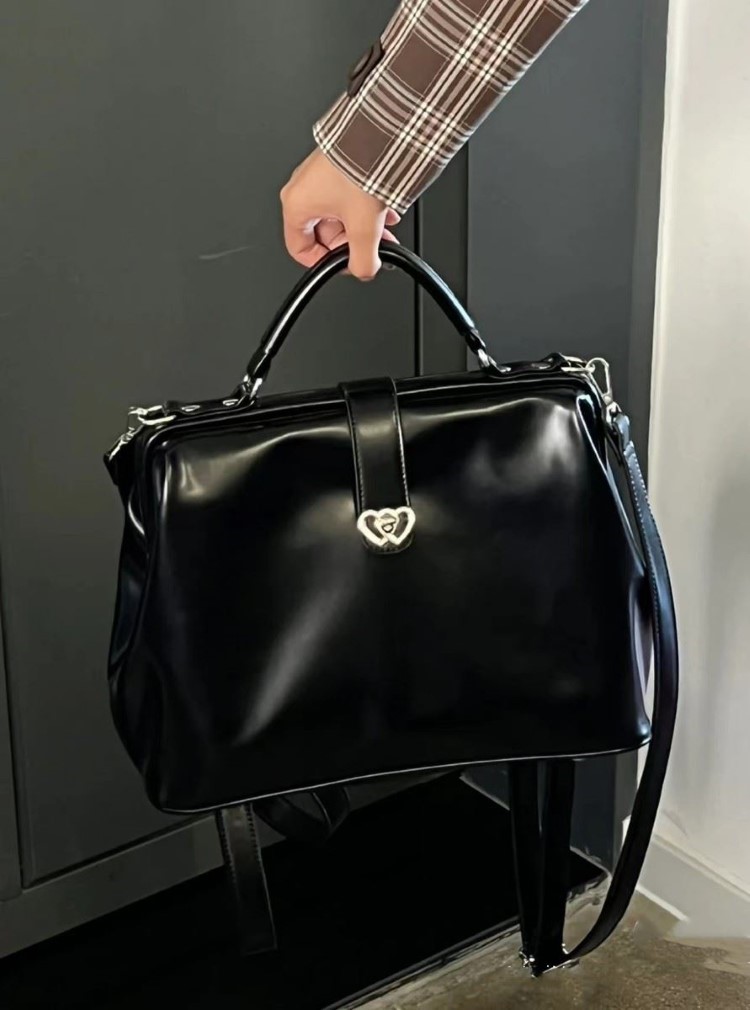 Vintage Siyah Y2k Mochila Kadı - Leather Backpack Vintage incelemesi ve fiyatı