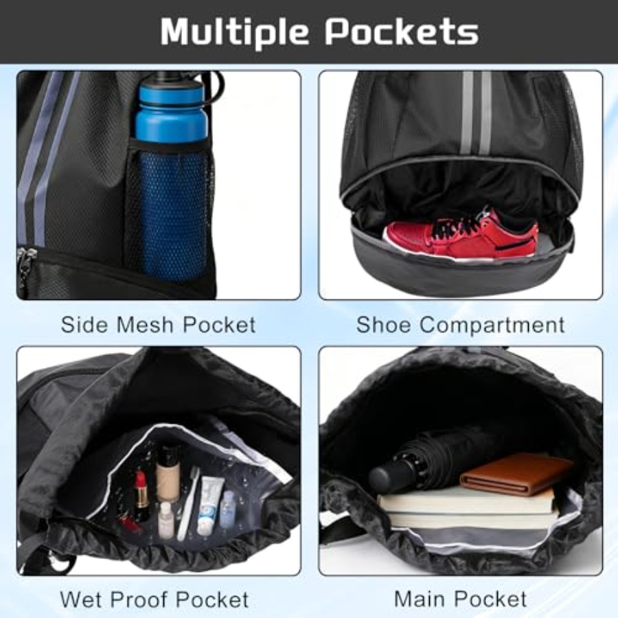 Ayakkabı Bölmeli Spor İpli Sır - Drawstring Gym Bag incelemesi ve fiyatı