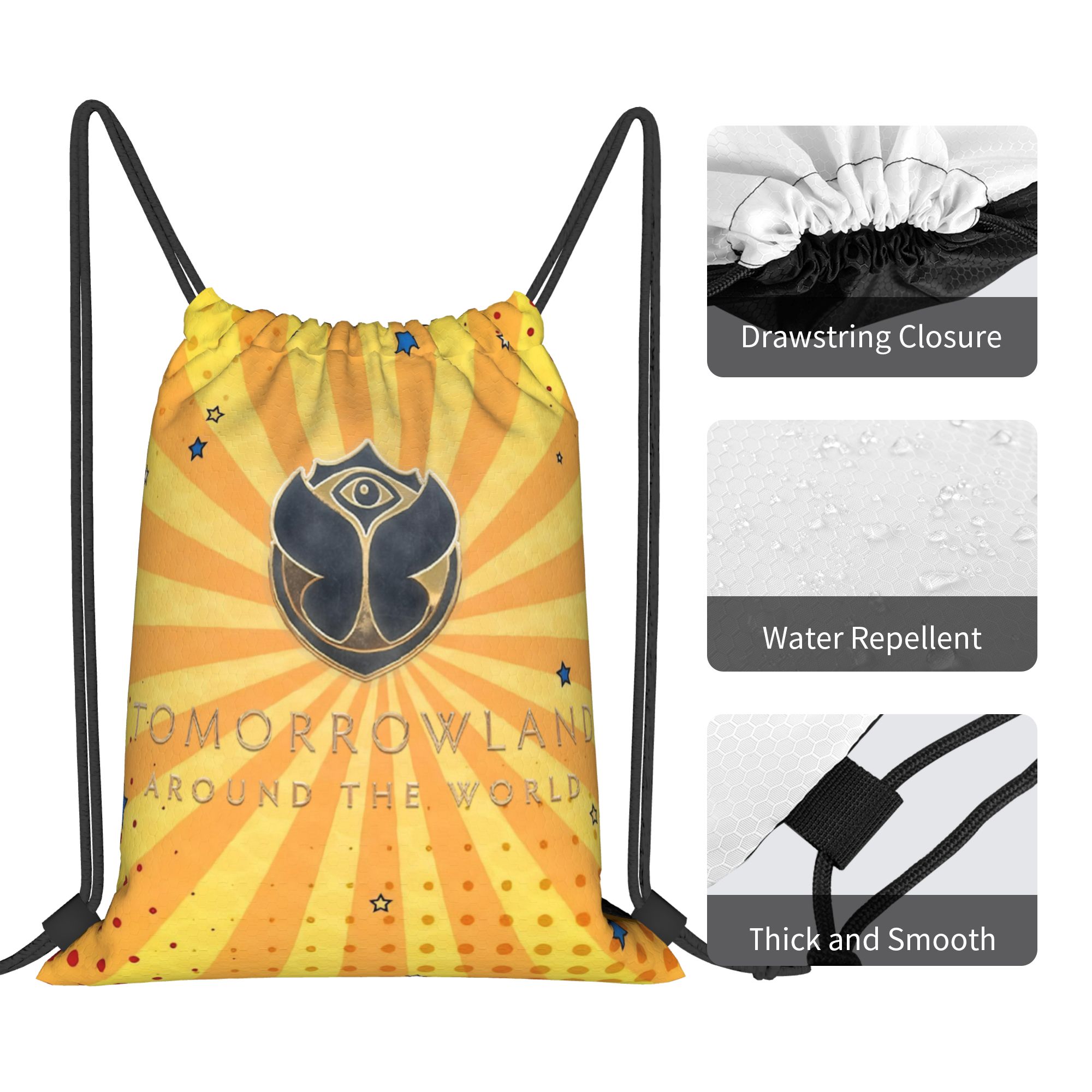 Tomorrowlands Festival Müzik İ - Drawstring Gym Bag incelemesi ve fiyatı