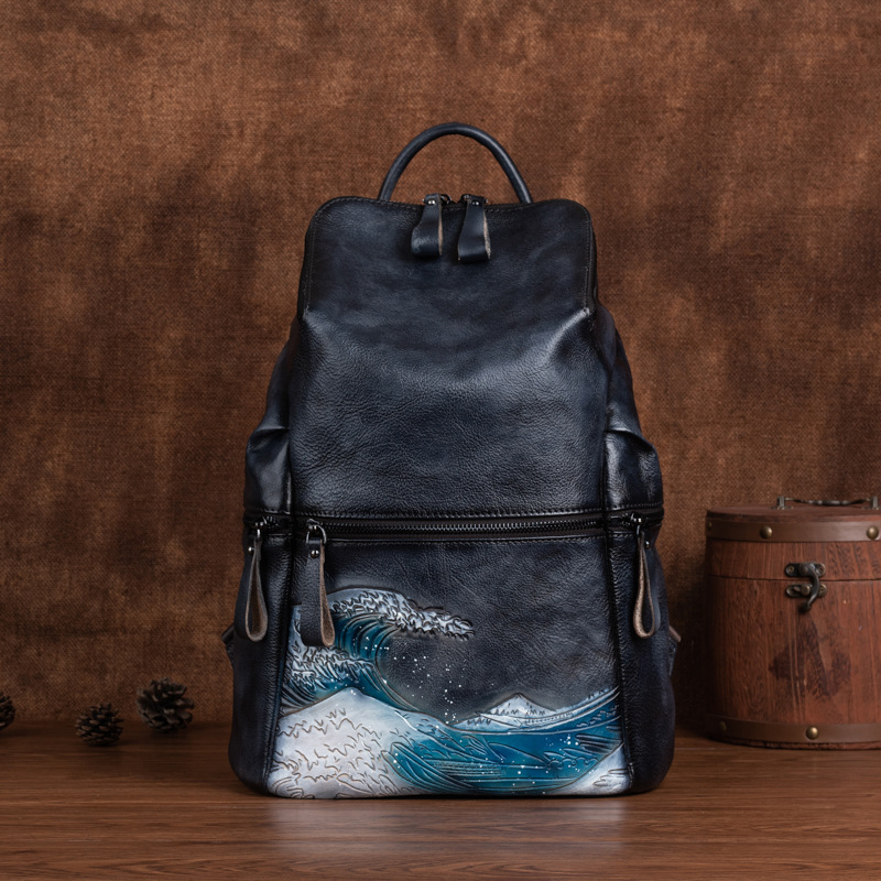 Hakiki gerçek yumuşak deri kad - Leather Backpack Vintage incelemesi ve fiyatı
